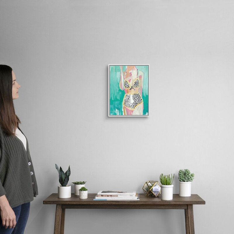 « Bumblebees » par Kait Roberts-impression sur toile, Toile blanche encadrée, H 16 po x l 13 po x P 1,75 po