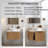 24" Wall-Mounted Floating Bathroom Vanity With Sink-1372499660