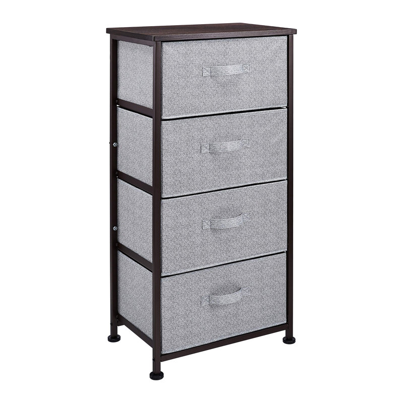 Commode 4 tiroirs l 11,81 po, Beige/gris