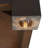 Bremen 50" Transitional Modern Block-Frame Coffee Table with Storage and Wheels