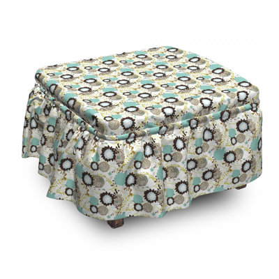 Box Cushion Ottoman Slipcover
