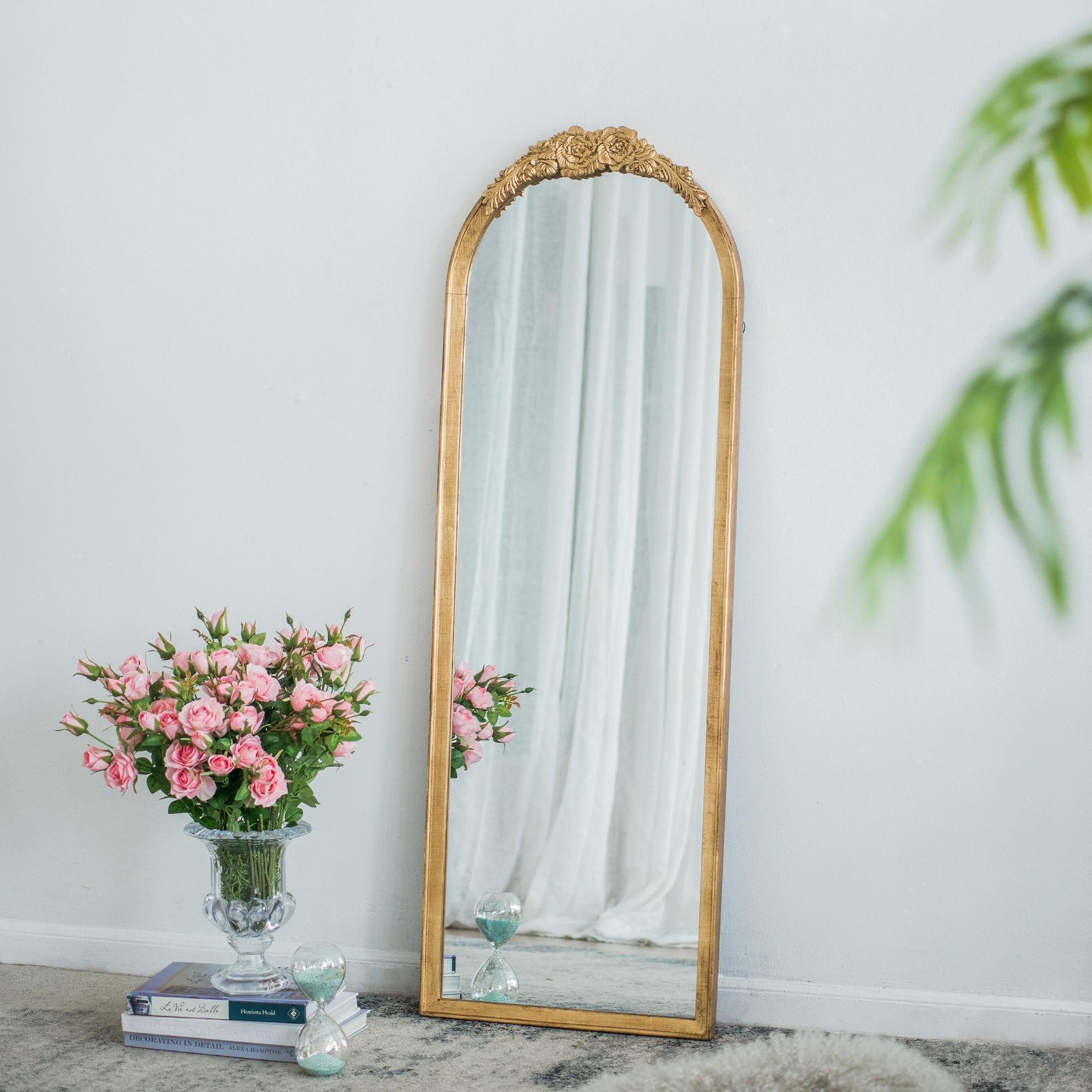 Langosta Accent Mirror, Gold, 56" x 19"