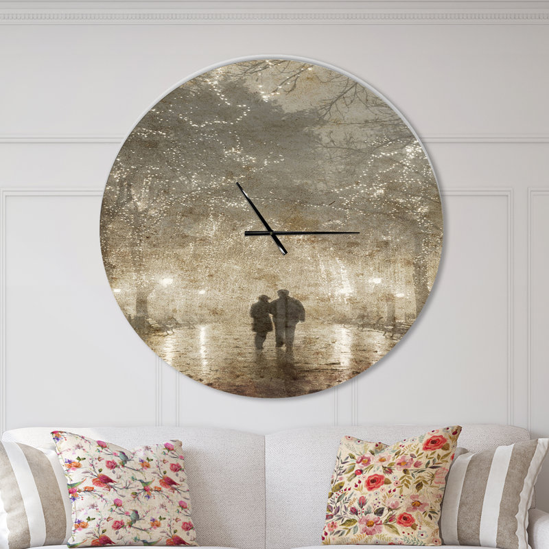 Horloge murale Swigart Farmhouse Designart, Surdimensionné