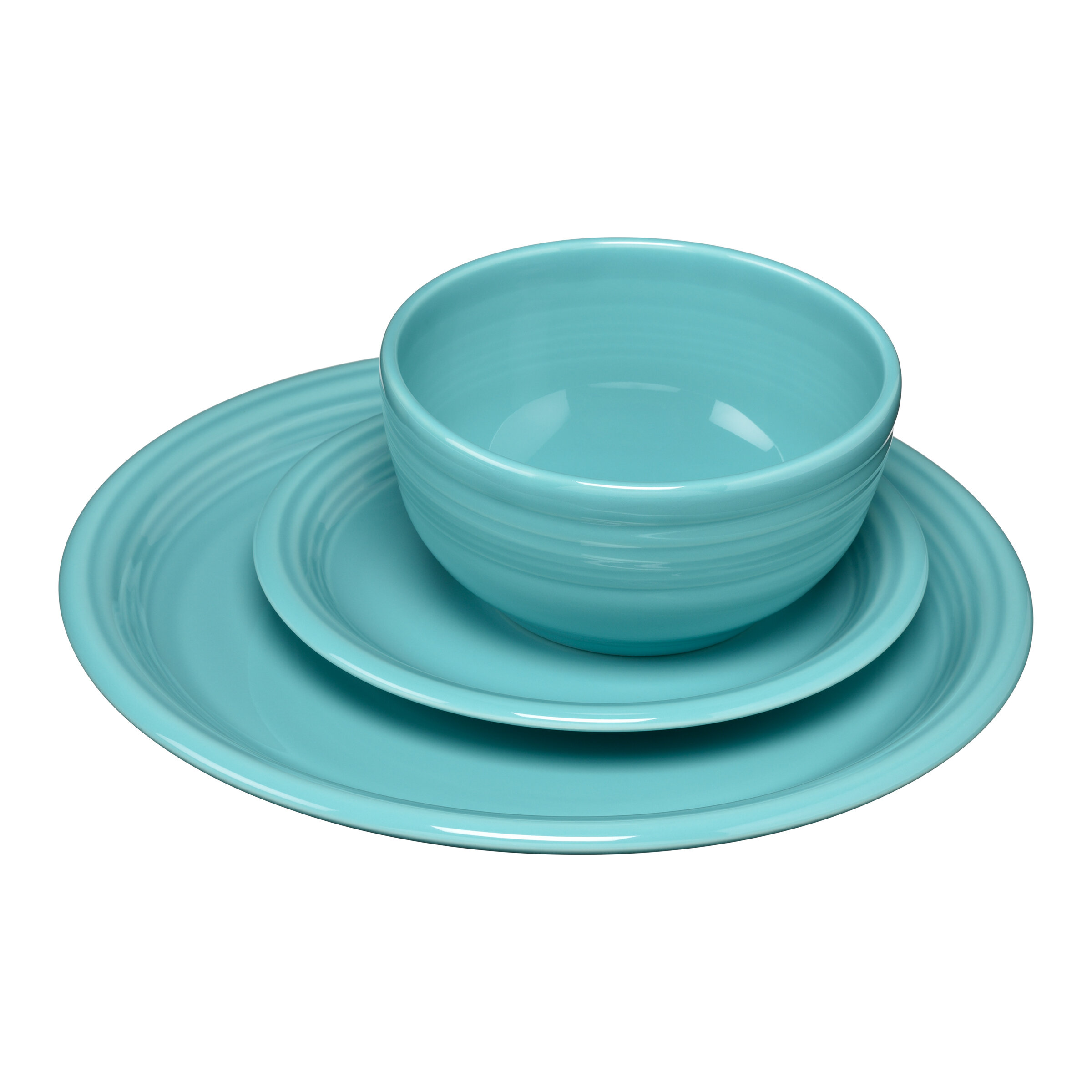 Mainstays - Dark Blue Round Plastic Plate, 10.5 inch