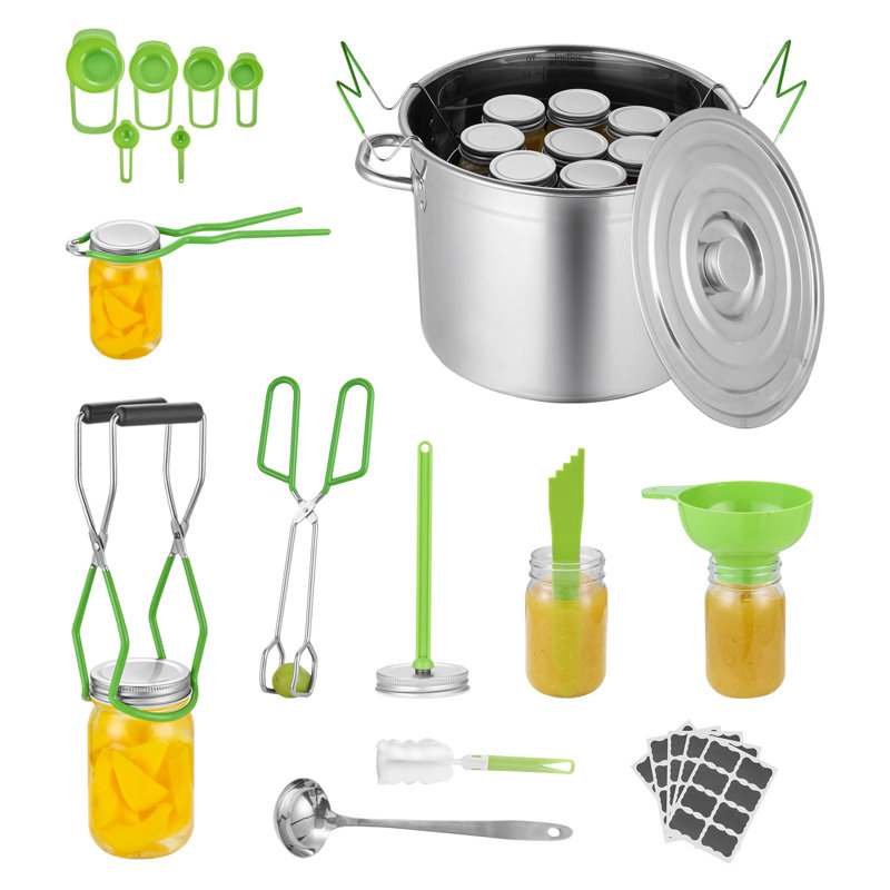 Ensemble de démarrage pour boîte de conserve en acier inoxydable 11 pièces