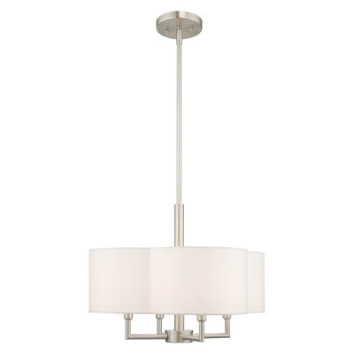 Vino Steel Dimmable Drum Chandelier