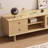 Log wind simple solid wood TV cabinet-105245144