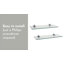 Tablette flottante en verre Haag (ensemble de 2)-1672771536