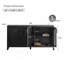Modern Storage Sideboard Buffet Cabinet With Door, Sideboard Buffet Cabinet For Living Room , Entryway,Kitchen