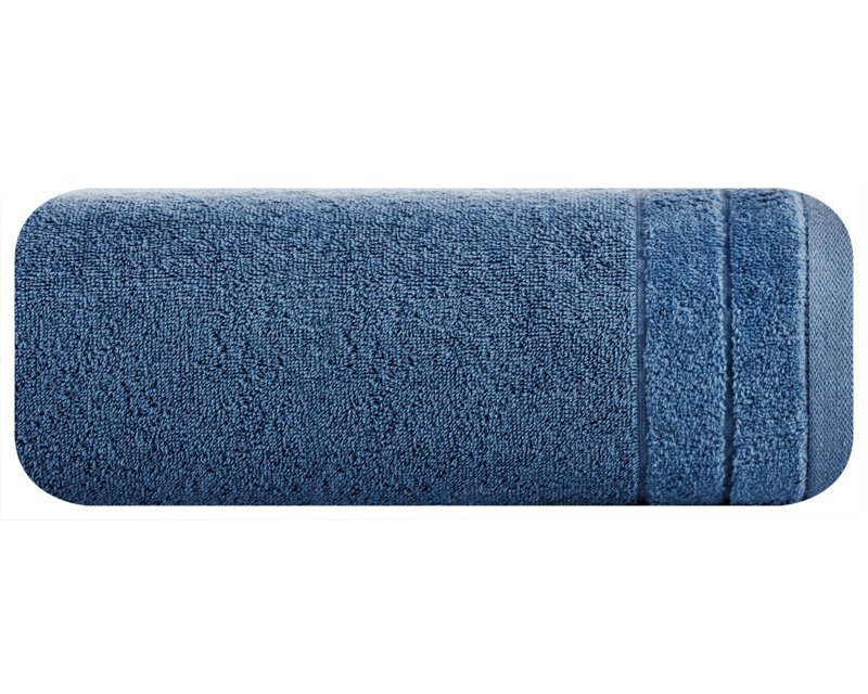 Kirsi Jacquard Hand Towel, Navy Blue
