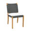 Hudson Teak Patio Dining Side Chair-584620082