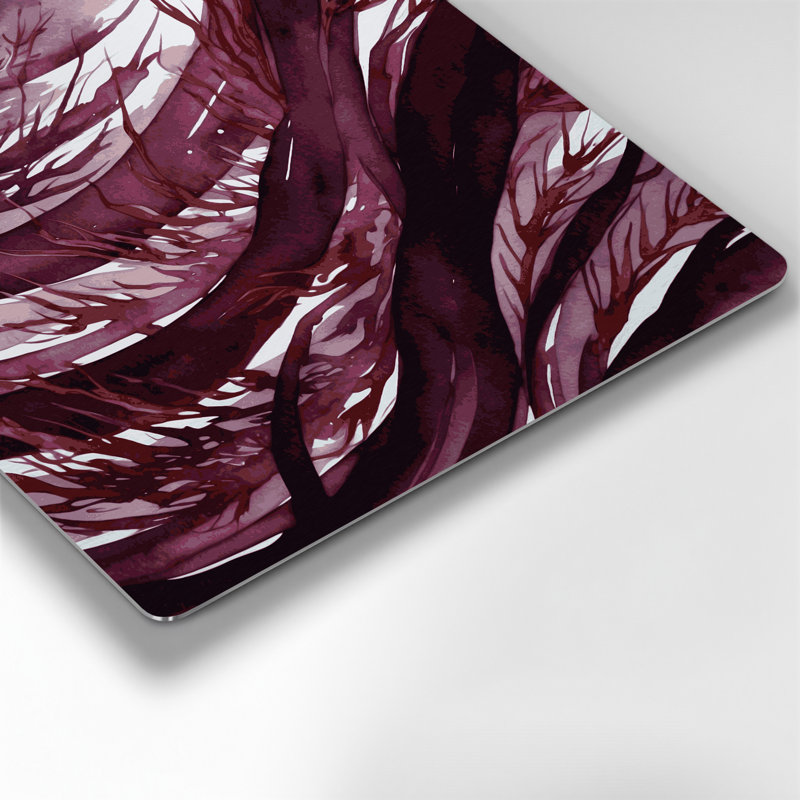 Vegetables Dulse Red Metal Wall Art, 12" H x 12" W