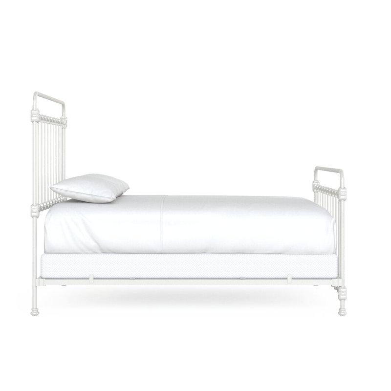 160 Picket Fence Bed | Complete Standard, King, Gloss White