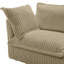Corduroy 2 For Cozy Times - Siège profond, coussin rembourré et housse amovible, siège confortable, moderne et moderne
