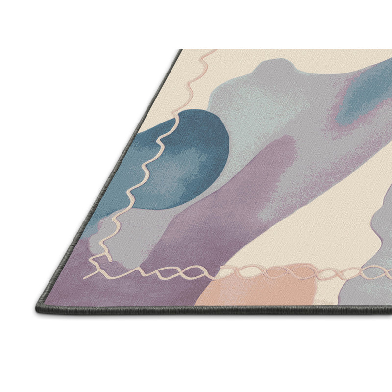 Oceanic Whirl Rug, Round 8'