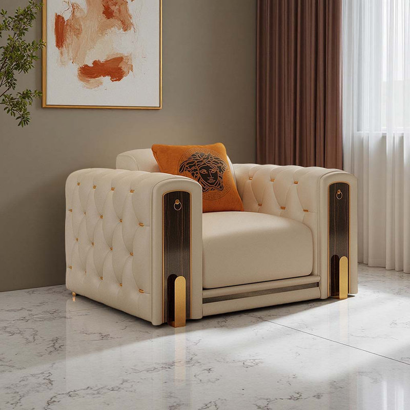 Modern Light Luxury Leather Sofa