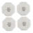 Ih Casadecor Round 4 Piece Coaster Set