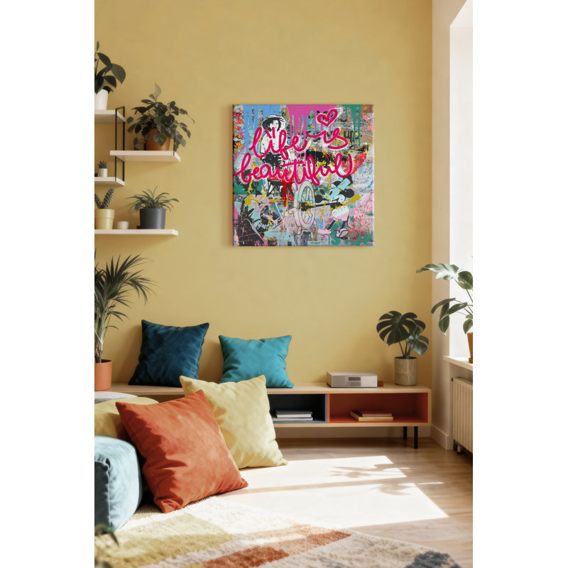 "Dreaming in Colour" Print on Wrapped Canvas, 40" H x 40" W