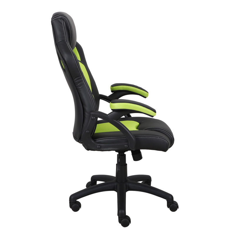 Fauteuil de jeu Jade, Noir / Vert