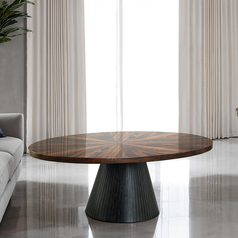 Ensemble de table 3 pièces de style contemporain 1 table basse 2 tables de bout 2 pièces Parquet