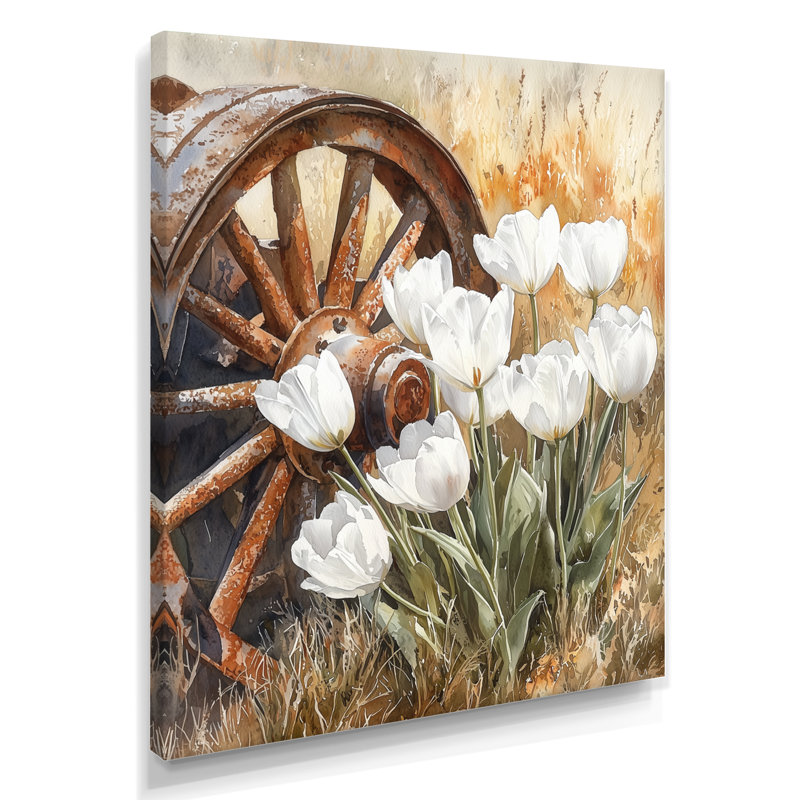 Nhek - reproduction d'art sur toile florale, Toile tendue, Ne s’applique pas, H 20 po x l 12 po