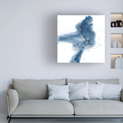 Bolog Chris Paschke Connecting The Dots III Dark Denim Canvas Wall Art