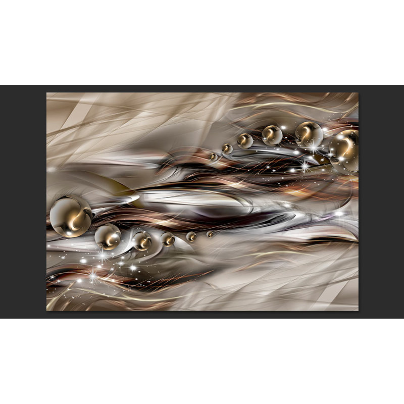 Brown Shoal 2.45m x 350cm Wallpaper, 350 cm x 245 cm