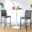 Tabouret de bar en cuir Chetna-149627990