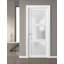 Porte standard en verre givré blanc Lucia-53206835