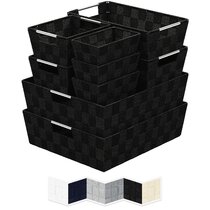 https://assets.wfcdn.com/im/68993133/resize-h210-w210%5Ecompr-r85/1810/181037927/NEATERIZE+Woven+Storage+Baskets+For+Organizing+-+Set+Of+9+Fabric+Empty+Organizer+Bins+With+Handles+-+Great+Bin+For+Organization+%26+Closet+Shelves+%28Grey%29.jpg