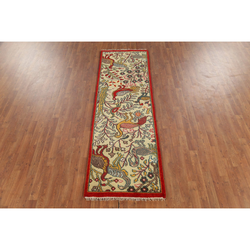 Tapis de couloir oriental animaux 3 x 8 Ziegler