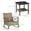 Ensemble de chaises berçantes Amira avec ensemble bistro à deux niveaux-2113342119