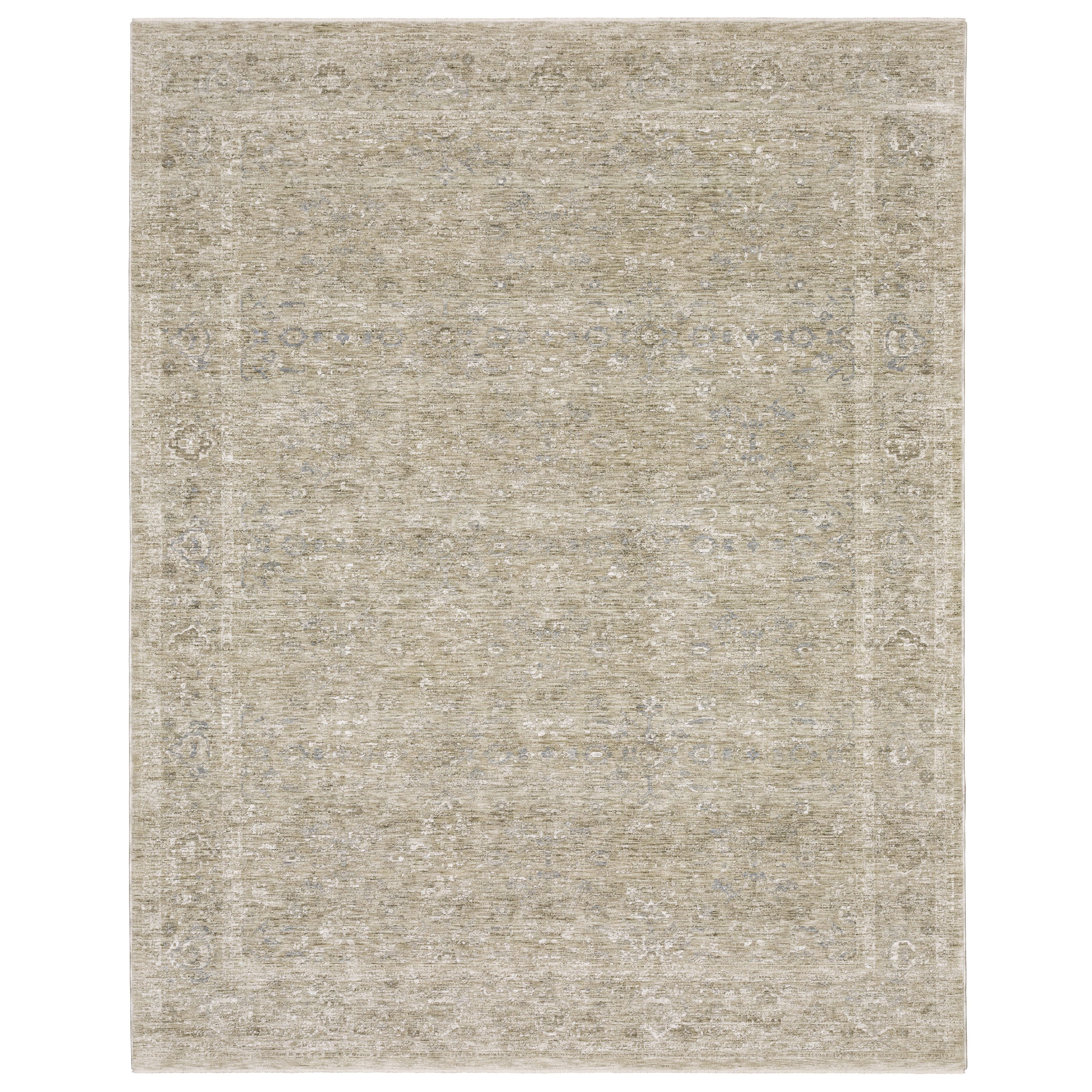 Kuebler Distressed Traditional Beige/...