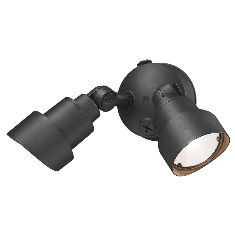 Mckean 24-Watt LED Dusk to Dawn Outdoor Security Spot Light, Black