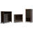 Warm Shaker 39"W Solid Wood Transitional Medium Storage Media Cabinet with Open Cubbies and Glass Doors-322827574