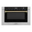 ZLINE 24" 1.2 cu. ft. Built-in Microwave Drawer with a Traditional Handle in Stainless Steel-87847426