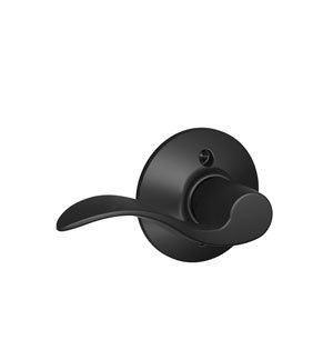 Schlage Single Dummy Door Lever, Matte Black, Left