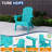Set Of 6 Hdpe Folding Adirondack Chair-348644815