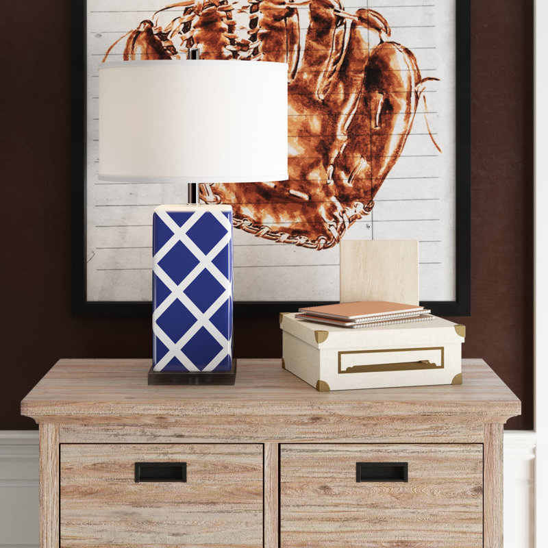 Baret Ceramic Table Lamp, Grey