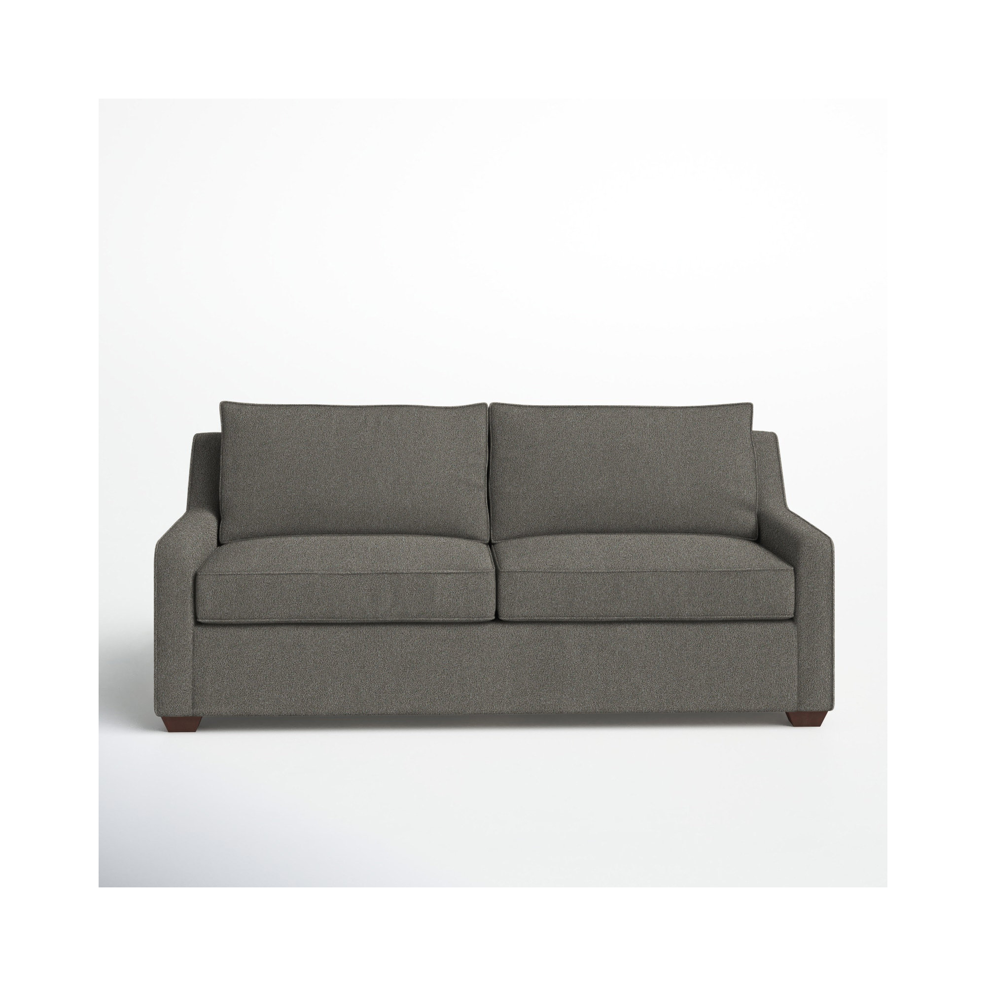 Gemi 72'' Upholstered Sleeper Sofa, Bella Otter Performance Velvet