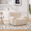 Fauteuil en chenille rembourré avec sièges profonds-1572043547