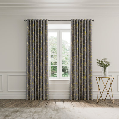 Palamore Trail 100% Cotton Room Darkening Curtain