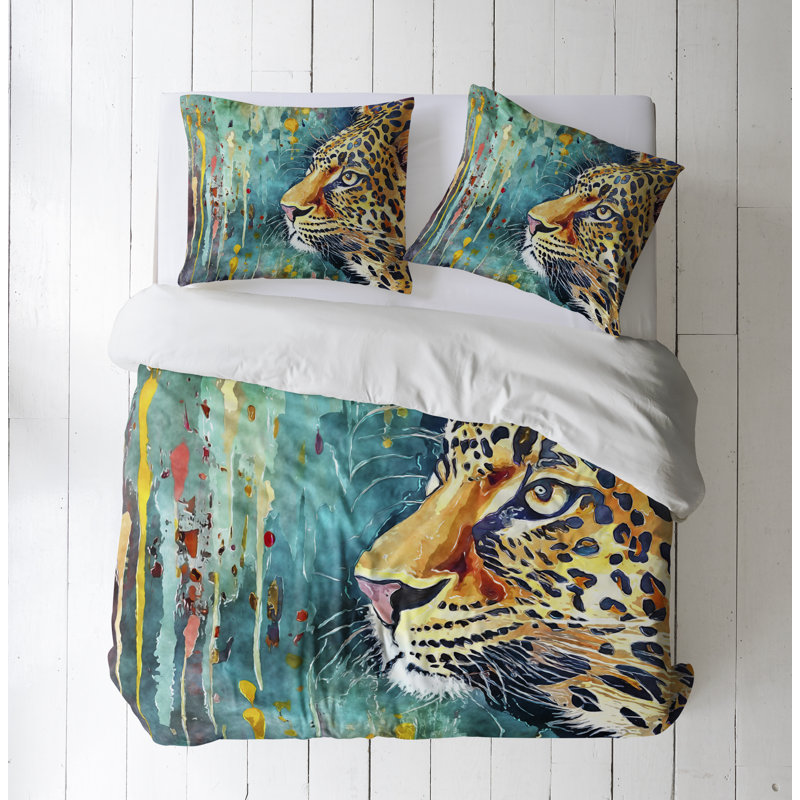 Modern & Contemporary Polyester Duvet Cover, King Duvet Cover + 2 King Shams