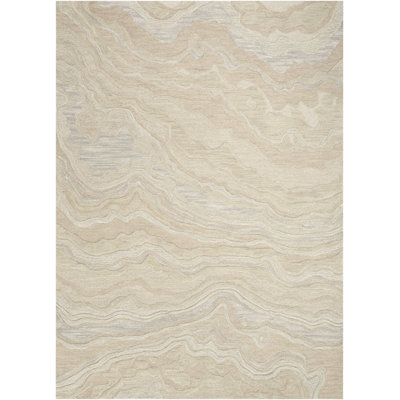 Cahide Abstract Handmade Area Rug