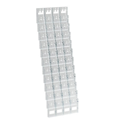48-Pocket Trifold Wall Mount. Inside Dimension: 4.375"W