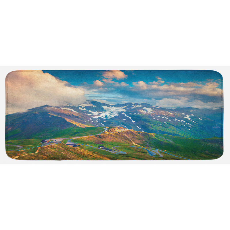 Rustic Synthetic Kitchen Mat