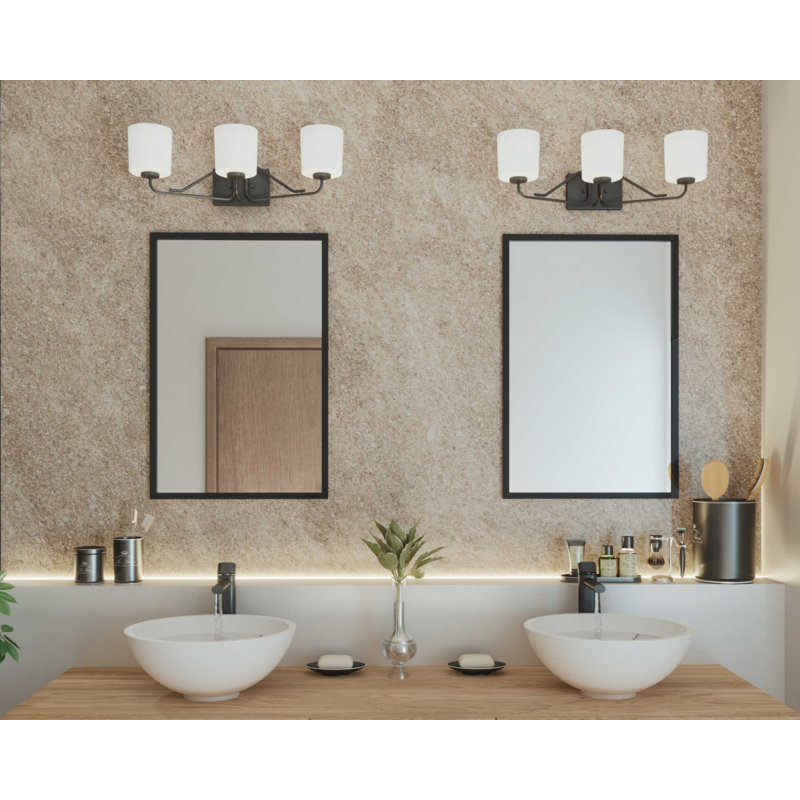 Aiana 3 - Light Dimmable Vanity Light, Black