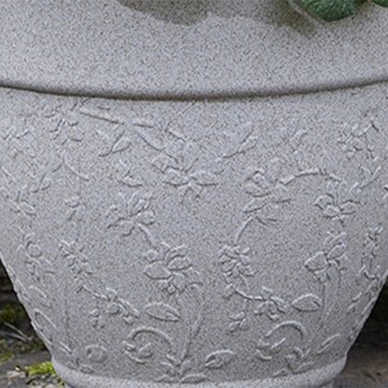 Birnam Floral Sandstone Effect Plant Pots