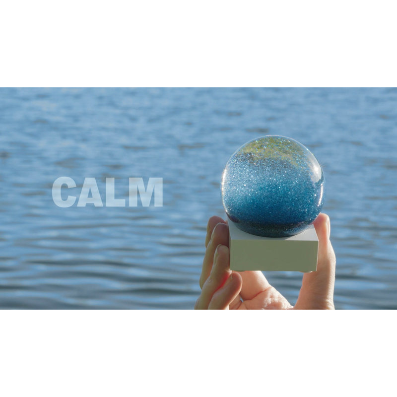Serenity Sphere, Blue;White