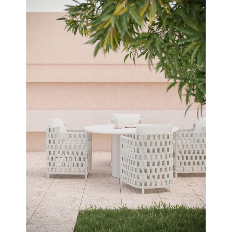 Santa Cruz Dining Chair + Polar Cushion